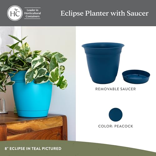 Eclipse Round Planter Pot (Peacock / 6" (Pack of 4))