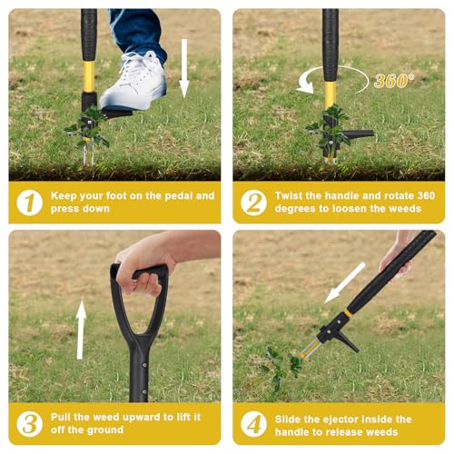 39" Stand Up Weed Puller Tool