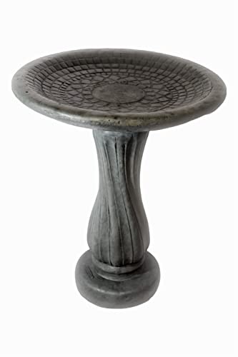 Solid Rock Stoneworks Spiral Birdbath