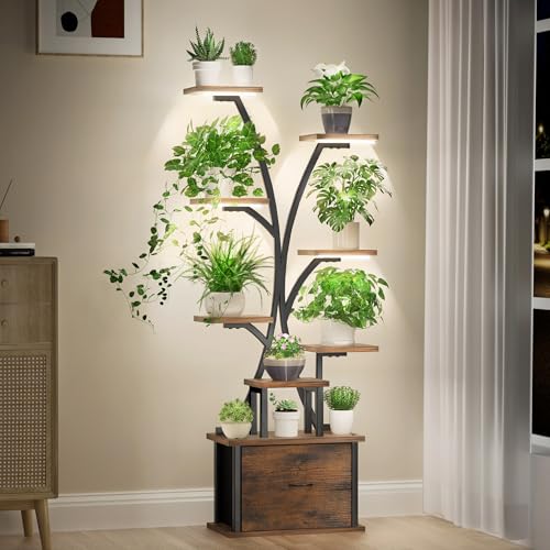 Plant Stand with Grow Light