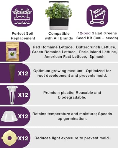 Salad Greens Seed Pod Kit for AeroGarden (12-pod / salad greens)