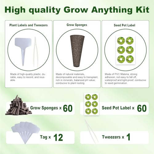 133 Pack Hydroponic Pods Supplies for Aerogarden Pods