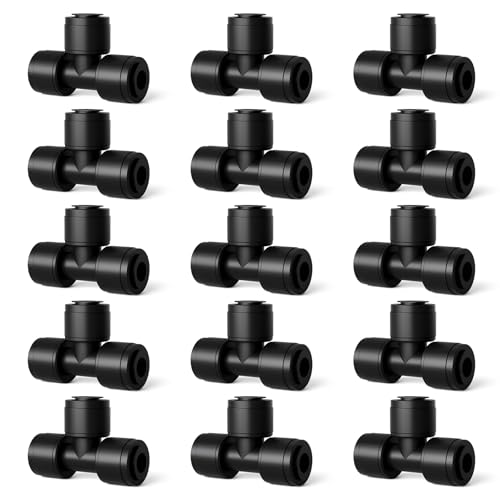1 4 Inch Drip Irrigation Tee Connectors (1/4-inch tee)