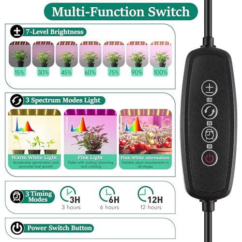Mini Greenhouse with Grow Light (47.2"L x 23.6"W x 23.6"H / House Shape)