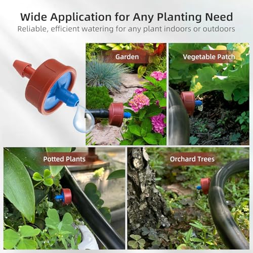 30PCS 0.5 GPH Pressure Compensating Drip Irrigation Spot Watering Drippers (30 Count)
