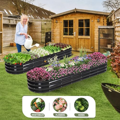 Galvanized Raised Garden Bed Outdoor