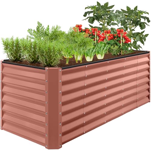 8x2x2ft Raised Outdoor Metal Garden Bed