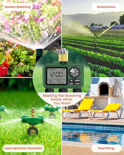 Water Timer for Outdoor Garden Hose (3 Count)