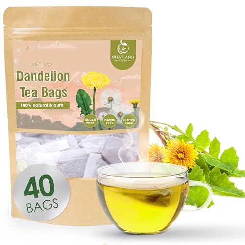 Premium Dandelion Tea Bags (40 Count)