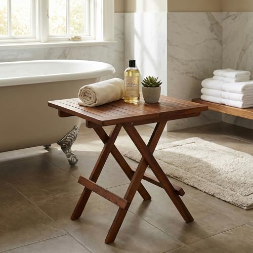 Ravinia Folding Teak Small Table