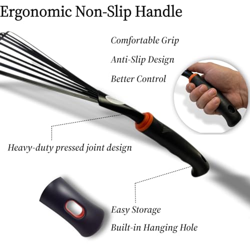 2 Pack Small Hand Rake for Gardening (2 Count)