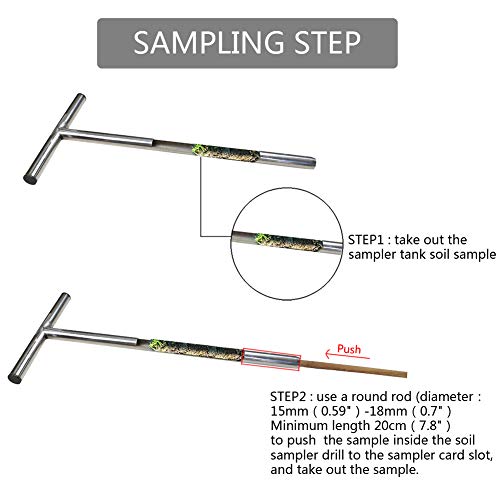 Soil Sampler Probe Stainless Steel Tubular T