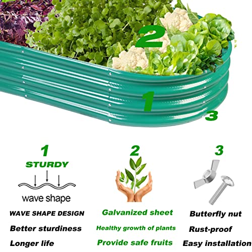 Raised Garden Bed GRS Certified Galvanized Planter Box Outdoor