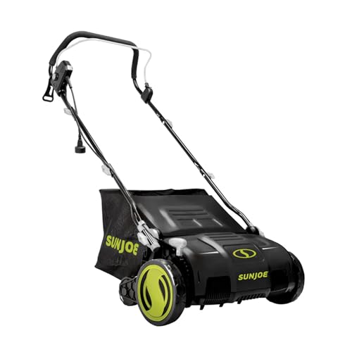 15 Inch Lawn Dethatcher with Scarifier Blade Reel
