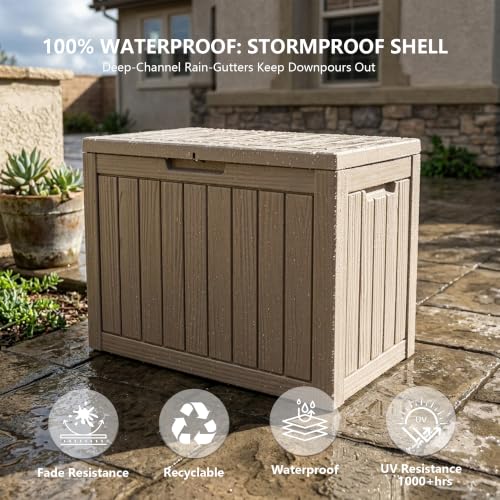 Outdoor Storage Box (Grey / 50 Gallon 3.0)