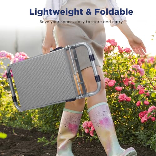 Foldable Garden Kneeler and Seat