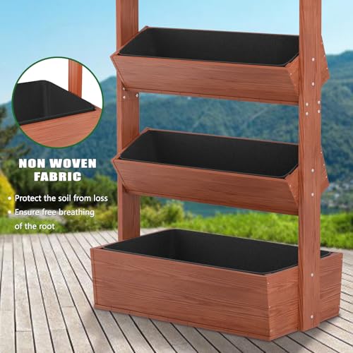 Wood Vertical Raised Garden Bed