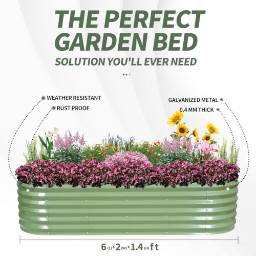 Galvanized Raised Garden Bed Outdoor