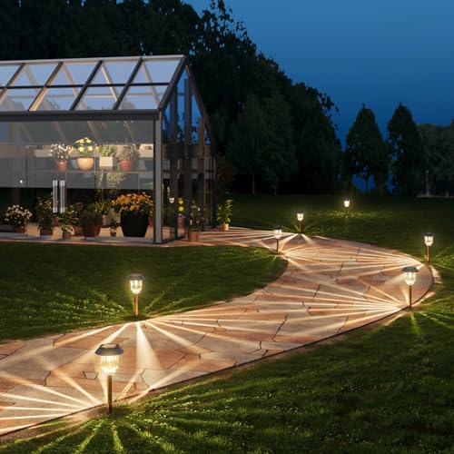 Solar Pathway Lights Outdoor (6 Count)