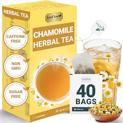 Chamomile Herbal Tea Bags (40 Count (Pack of 1))