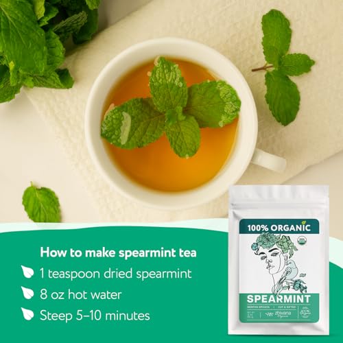 Organic Spearmint Tea Loose Leaf 3 oz (3 oz)