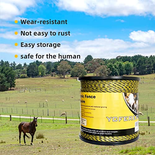 Upgraded Electric Fence Polywire 3366 Feet 1026 Meters