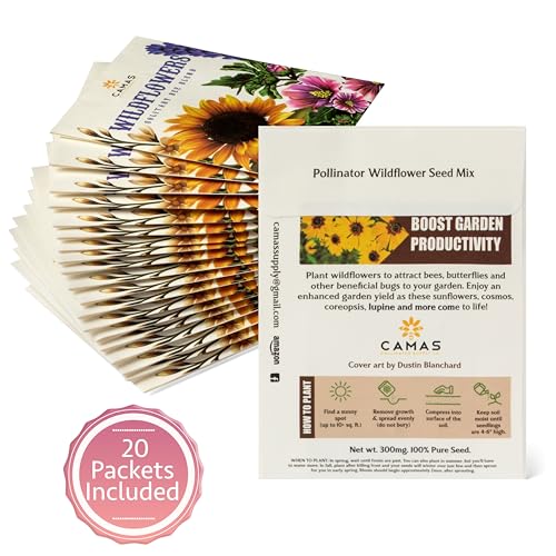 Camas Pollinator Wildflower Seed Packets (20 Count)