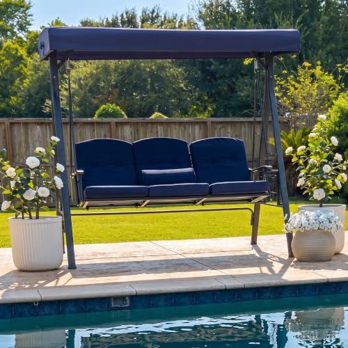 Outdoor Swing 3 (Navy / Porch Swing)