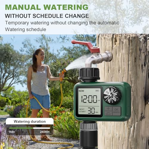 Water Timer for Outdoor Garden Hose (2 Count)