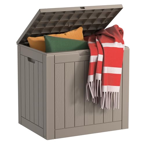 Outdoor Storage Box (Grey / 32 Gallons)