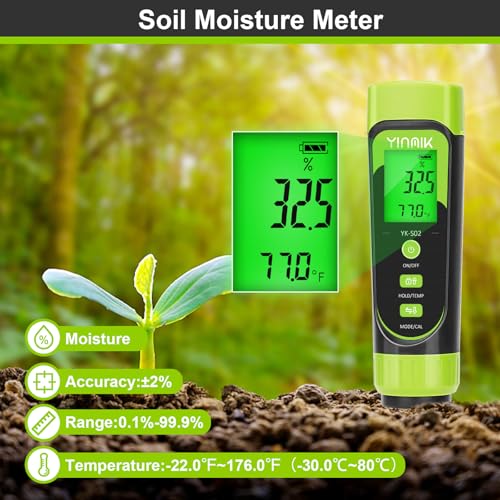 Digital Soil pH Moisture Tester