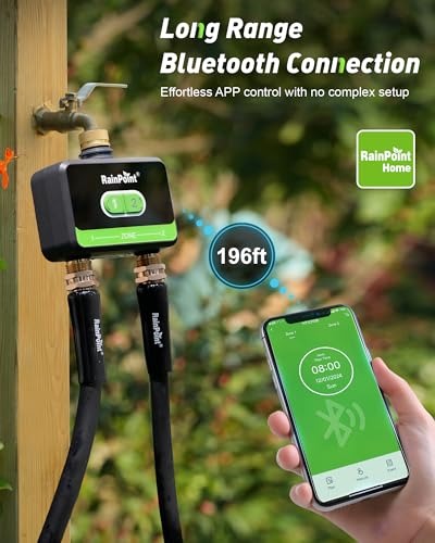 Smart Water Timer (Green / 2-Zone Without Gateway)