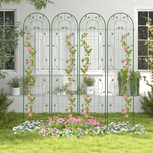 2 Pack Garden Trellis (87"x20" (2 Pack) / Green)