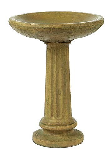 Solid Rock Stoneworks Classic Collanade Concrete Birdbath