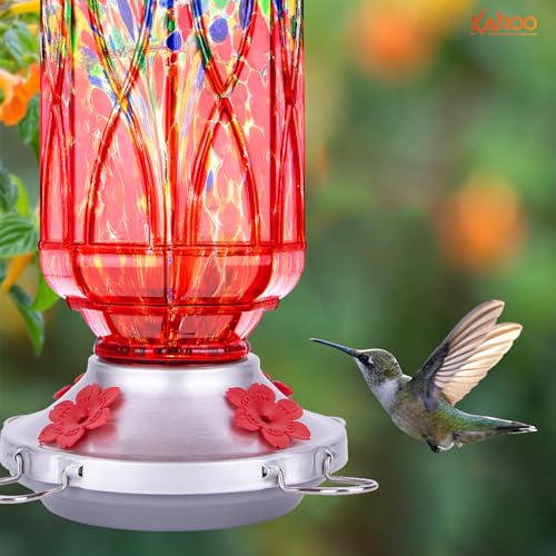 Hummingbird Feeders for Outdoors with Ant Moat