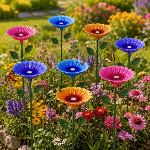 8 Pcs Metal Bee Watering Station (8 Count)