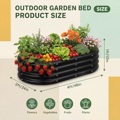 Galvanized Raised Garden Bed Kit