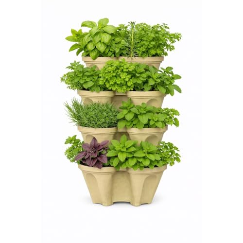 Stackable Vertical Planter Tower (4 Count)