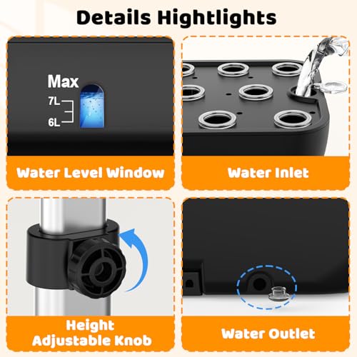 17 Pods Hydroponics Growing System Kit