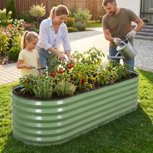 Galvanized Raised Garden Bed Outdoor