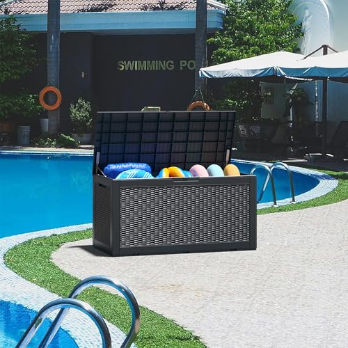 100 Gal Outdoor Storage Box Waterproof Lockable