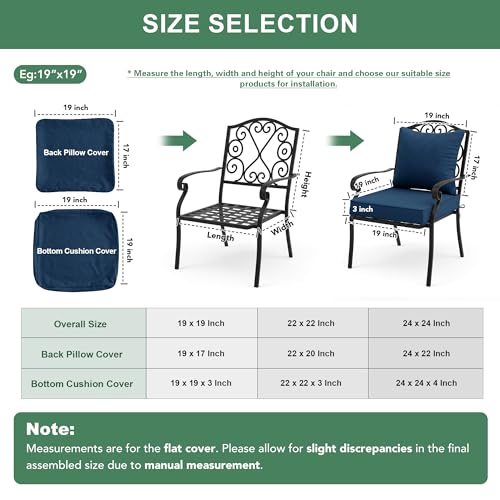 Outdoor Chair Cushions (4 Count)