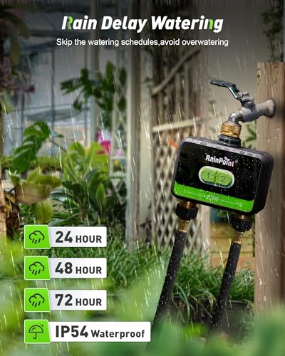 Smart Water Timer (Green / 2-Zone Without Gateway)