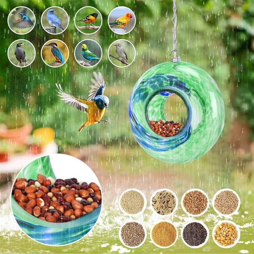 Glass Bird Feeder