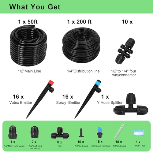250FT Drip Irrigation Kit