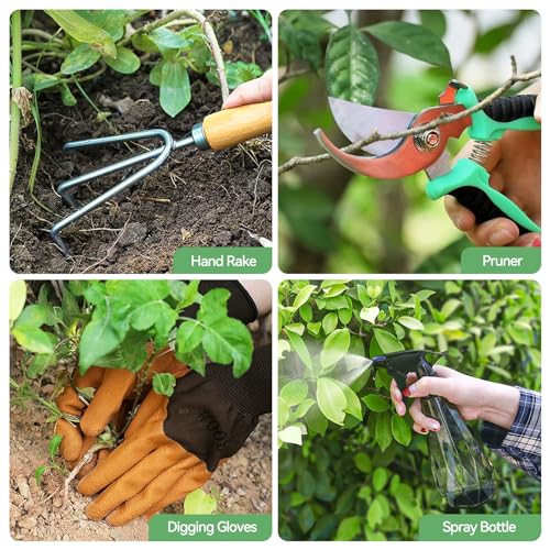 Heavy Duty Gardening Tools with Handbag