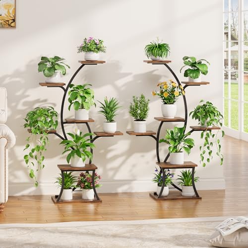 Indoor Plant Stand with Grow Light