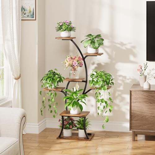 Indoor Plant Stand with Grow Light
