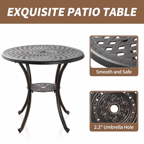 Cast Aluminum Patio Dining Set