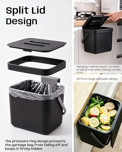 1.8 Gal Countertop Compost Bin
